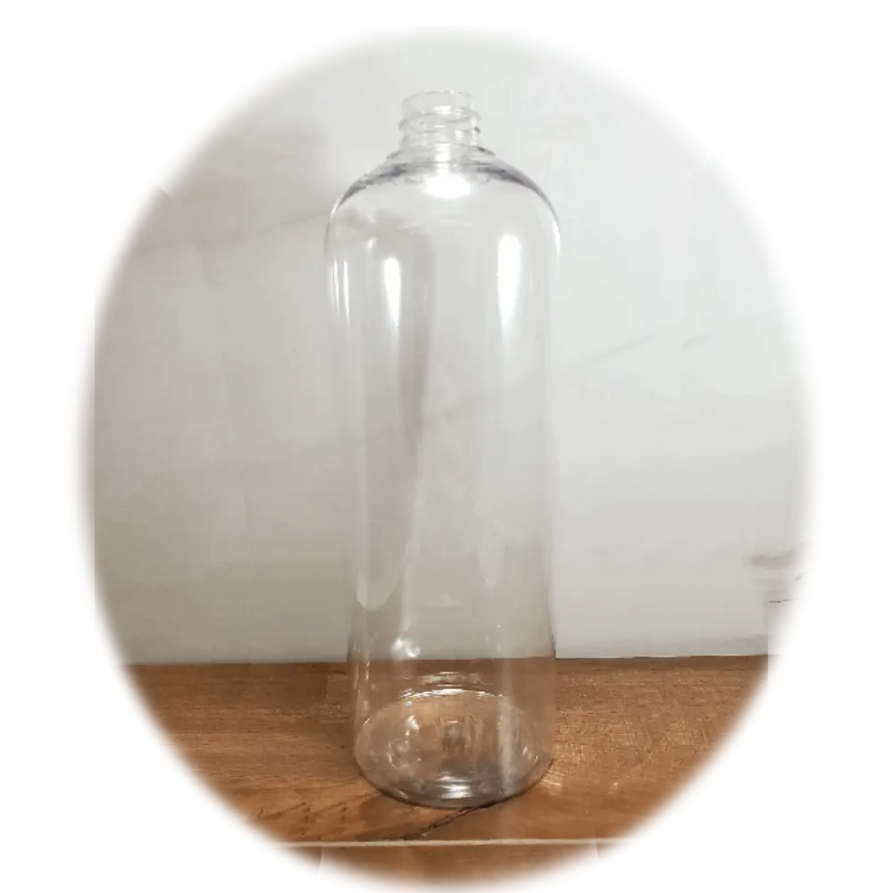 Bouteille 1L PET clair boston round 28-410