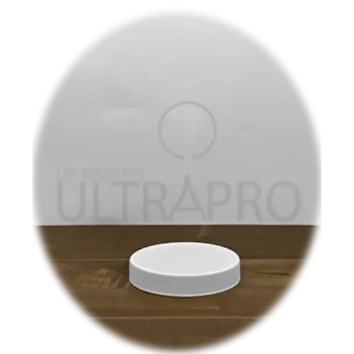 [COV89400BPP001] Couvercle blanc PP rbd carré sans doublure 89/400