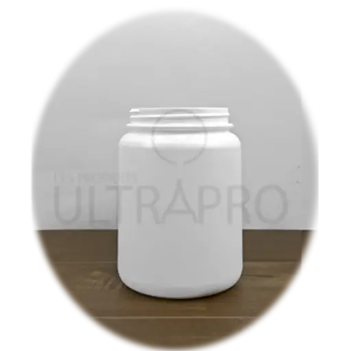 [JAR1000BHD001] Jarre 1L/32oz HDPE blanc 89/400