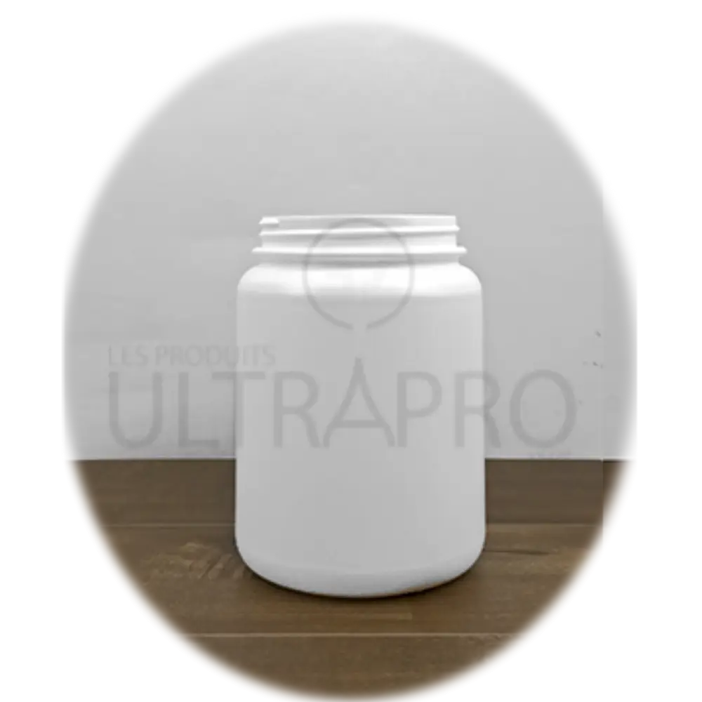 Jarre 1L/32oz HDPE blanc 89/400