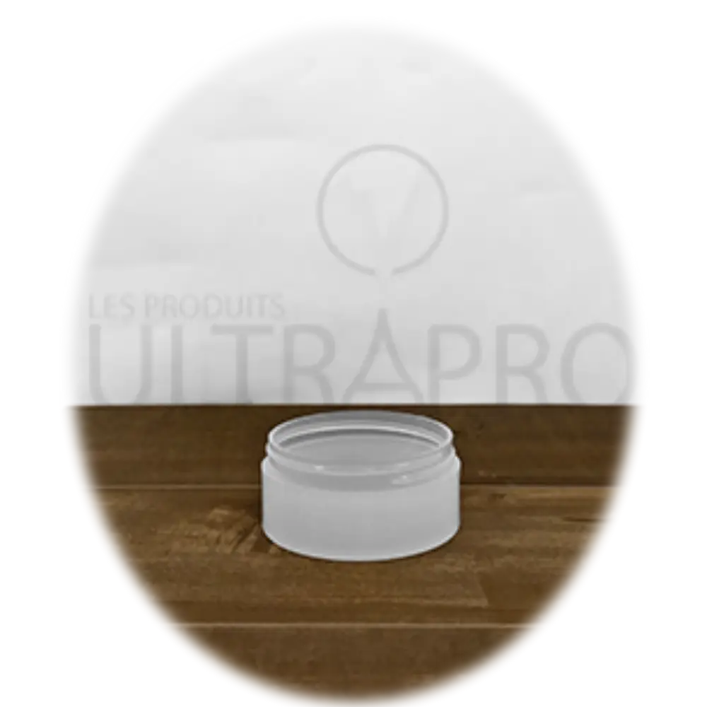 Jarre 60ml/2oz PP naturel simple parois base carré 70/400