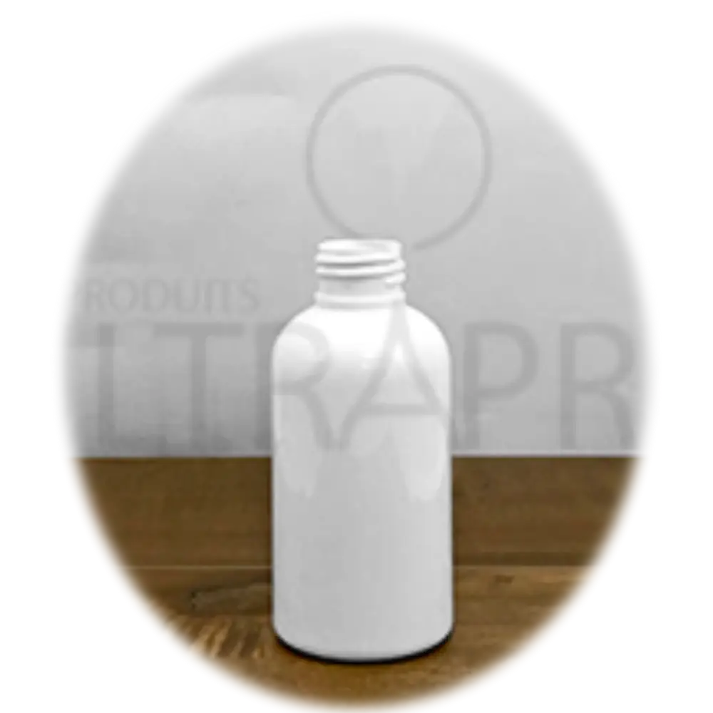 Bouteille 4oz/120ml PET blanche boston round 24-410-BTL12024