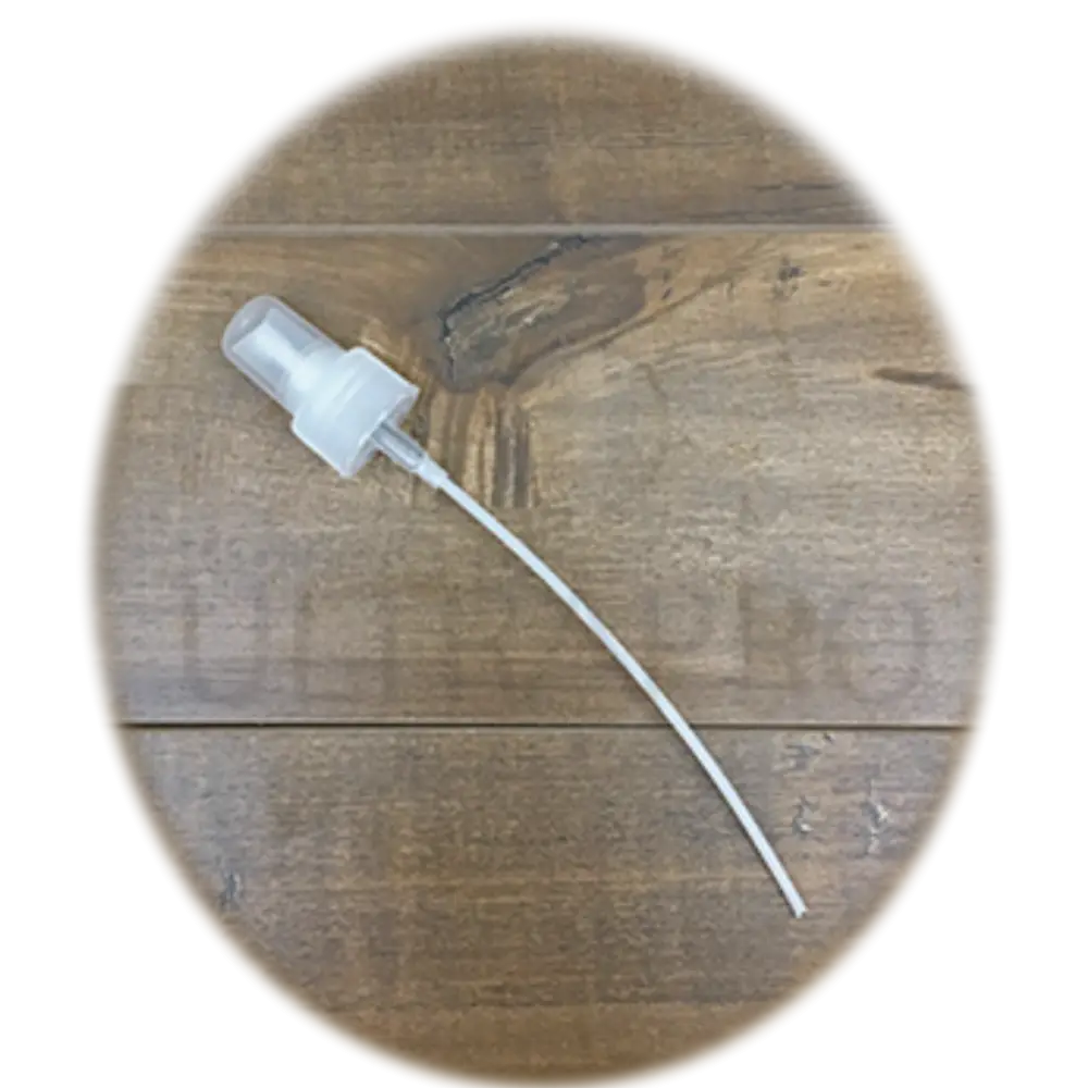 Vaporisateur blanc PP RBD tige 6’’/10.2cm 24-410