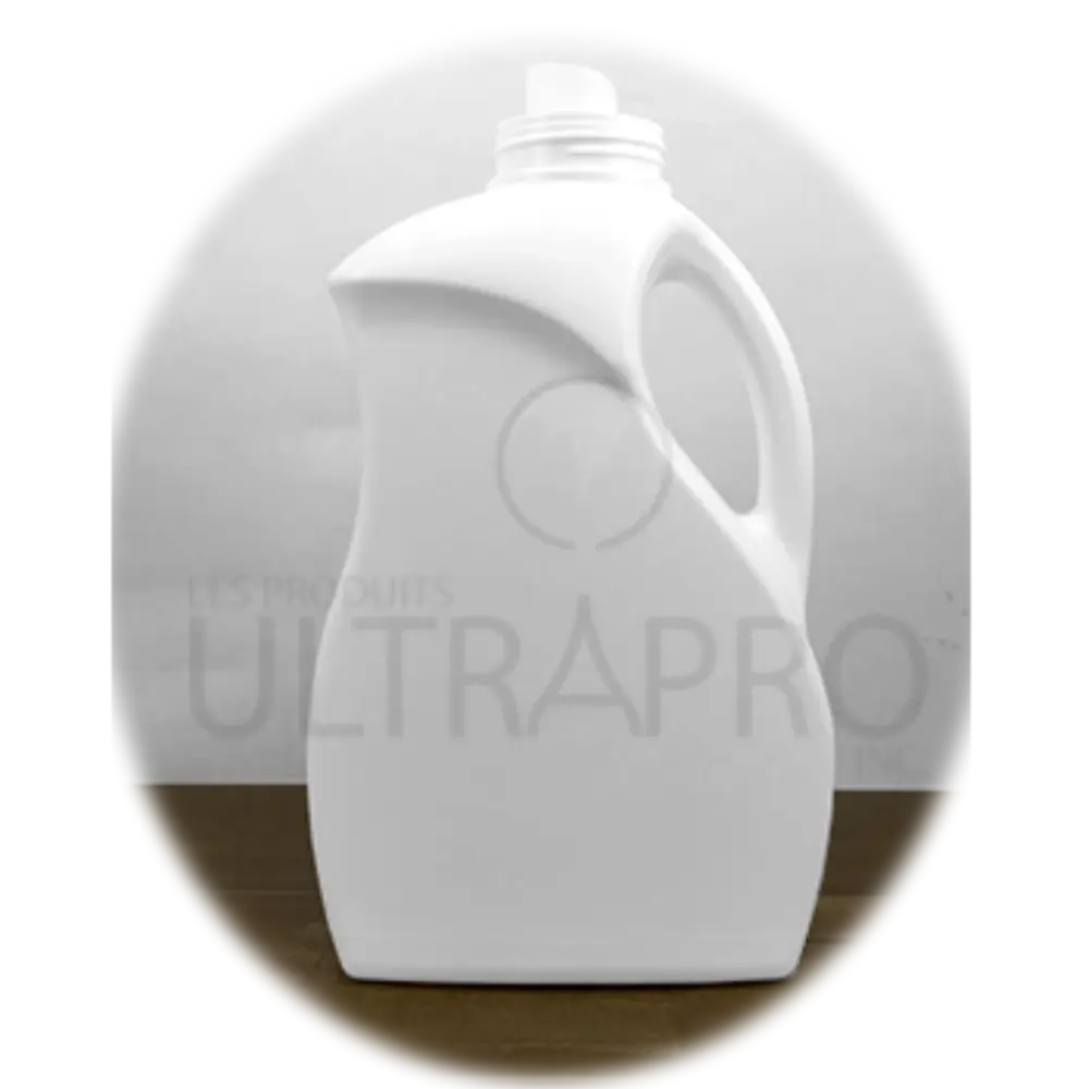 Bouteille 3L HDPE blanc avec verseur detergent 51mm