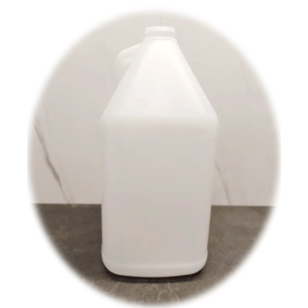 Bouteille 4L HDPE naturel carré 38/400