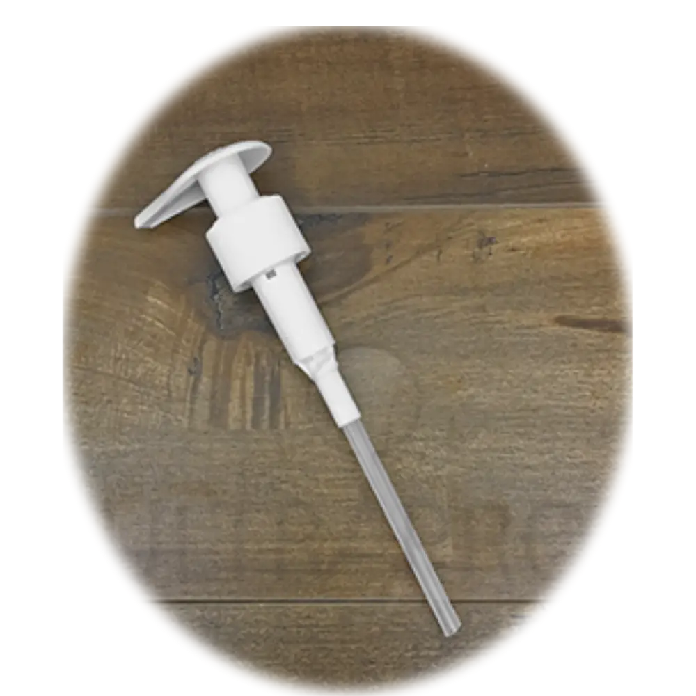 Pompe blanche lotion vis tige 5.5’’/14cm 24-410-BCN70036