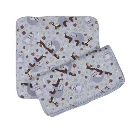 MH-débarbouillettes flanelle (pqt10)