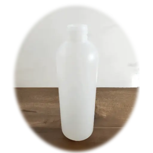 [BTL0250AHD001] Bouteille 250ml HDPE naturel bullet 24/410