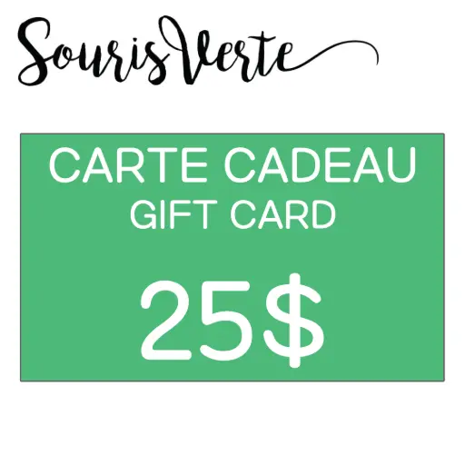 [carte-cadeau] Certificat cadeau 25$