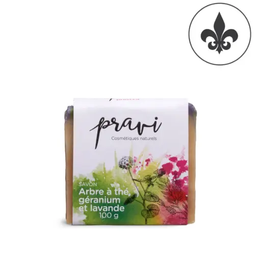 pravi - Tea tree, geranium, lavender Soap