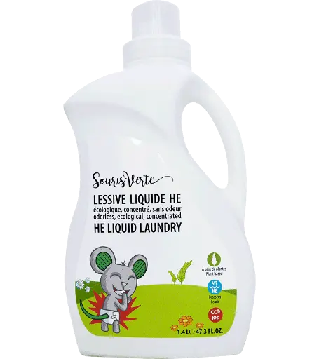 [980-3L-SF] Lessive écolo HE sans fragrance, 3L 