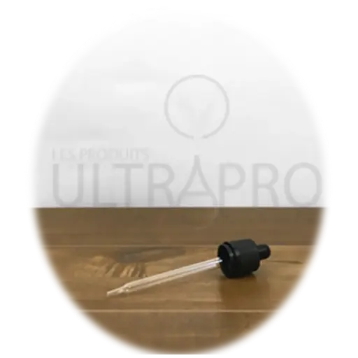 [BCN50041] Compte goutte noir verre T/E C/P 18-410 (100ml)-BCN50041