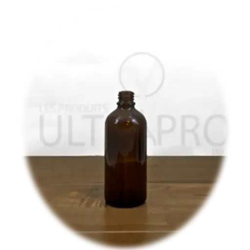 [BTL15029] Bouteille verre 100ml ambré dropper 18-410